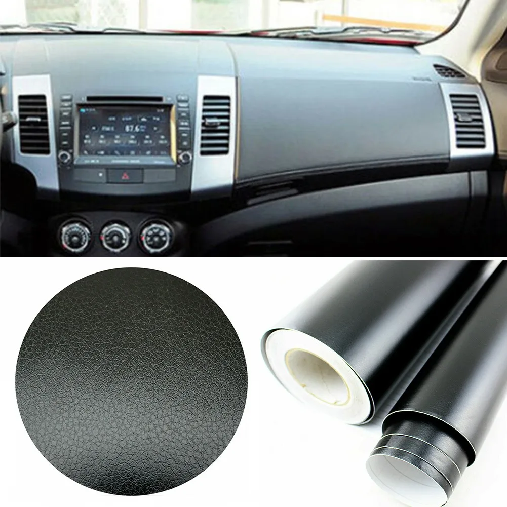 3D Black Leather Texture Sheet Car Auto Interior Trim Vinyl Film Wrap Sticker 30cm* 152cm Automobile Styling
3D Black Leather Texture Sheet Car Auto Interior Trim Vinyl Film Wrap Sticker 30cm* 152cm Automobile Styling
