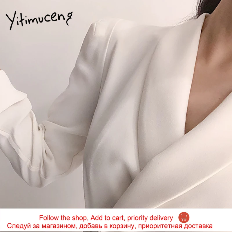 Yitimuceng Office Lady Suit Dresses for Women Sashes High Waist Black Clothes 2021 Spring Korean Fashion New Elegant Midi Dress
Yitimuceng Office Lady Suit Dresses for Women Sashes High Waist Black Clothes 2021 Spring Korean Fashion New Elegant Midi Dress