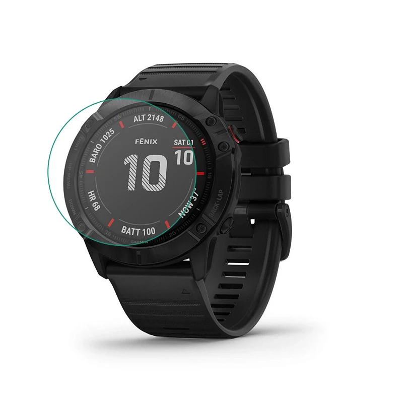 Прозрачная защитная пленка из закаленного стекла для Garmin Fenix 6x Fenix6x Shapphire / Pro Sloar