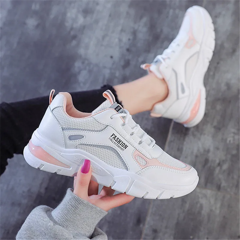 Модные женские кроссовки, новинка 2021, модная повседневная спортивная женская обувь ulzzang для уличной съемки, дышащие женские лоферы
Модные женские кроссовки, новинка 2021, модная повседневная спортивная женская обувь ulzzang для уличной съемки, дышащие женские лоферы