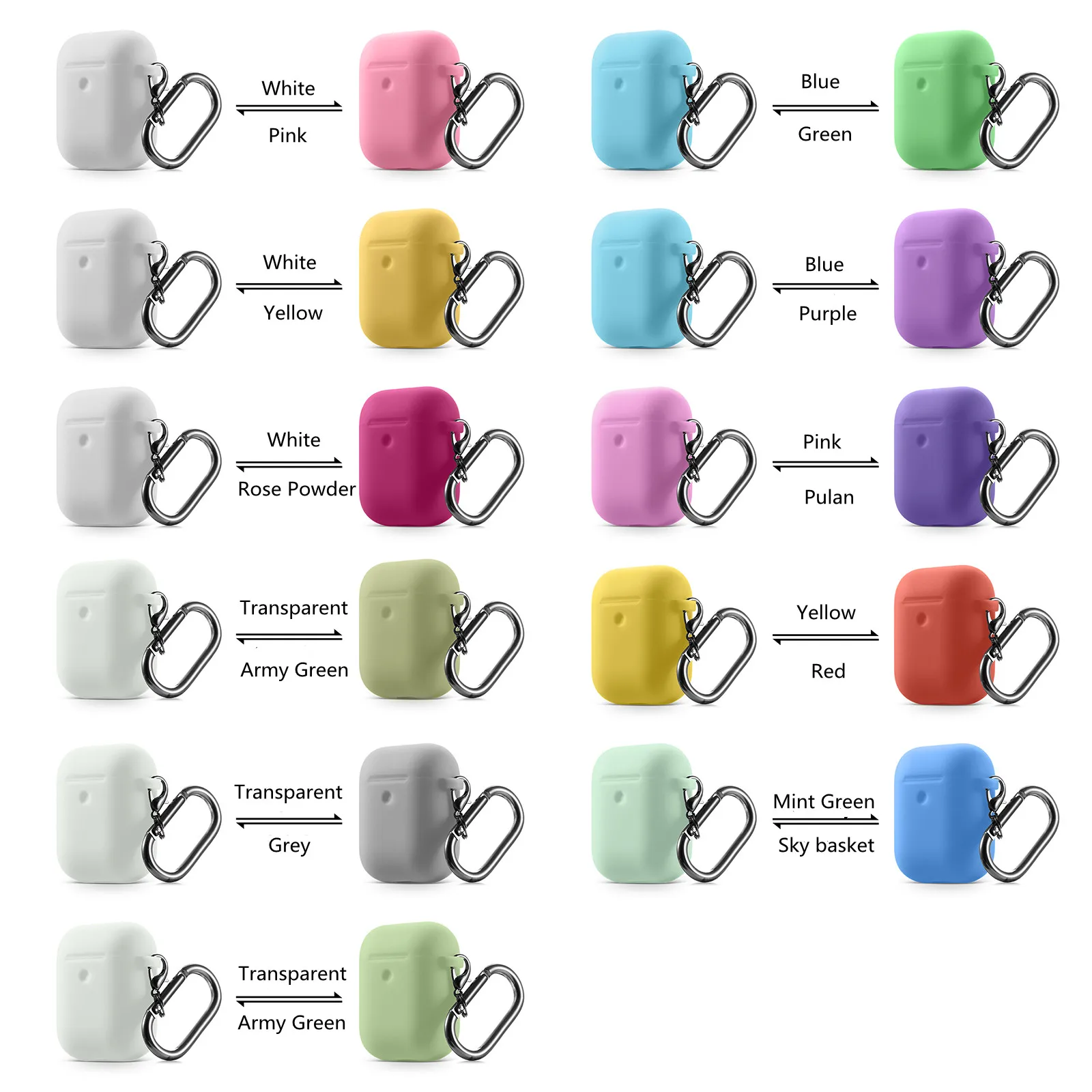 Discoloration Soft Silicone Cases For Apple Airpods 1 2 3 Protective Case Bluetooth Wireless Earphone Case Accessories Cover Box 
Discoloration Soft Silicone Cases For Apple Airpods 1 2 3 Protective Case Bluetooth Wireless Earphone Case Accessories Cover Box