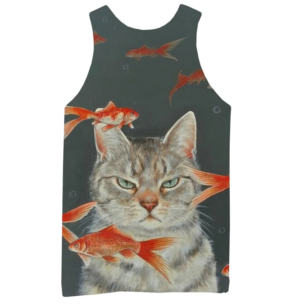 Cat Graphic Tank Top For Men 3D Print Funny Sleeveless Pattern Top Animal Beach Vest
Cat Graphic Tank Top For Men 3D Print Funny Sleeveless Pattern Top Animal Beach Vest