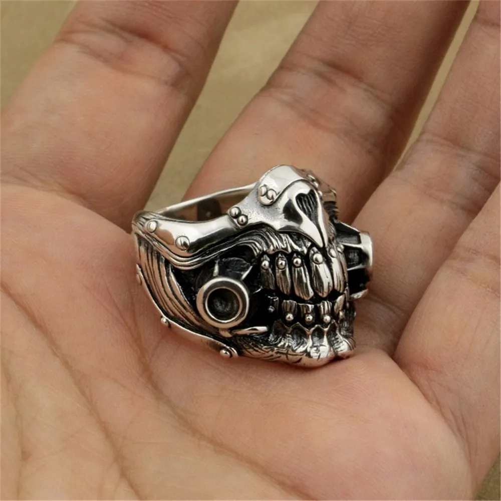 Fashion Hip-hop Rock Retro Mechanical Punk Undead Skull Mask Ring Men's Trendy Party Banquet Jewelry Locomotive Accessories Gift
Fashion Hip-hop Rock Retro Mechanical Punk Undead Skull Mask Ring Men's Trendy Party Banquet Jewelry Locomotive Accessories Gift