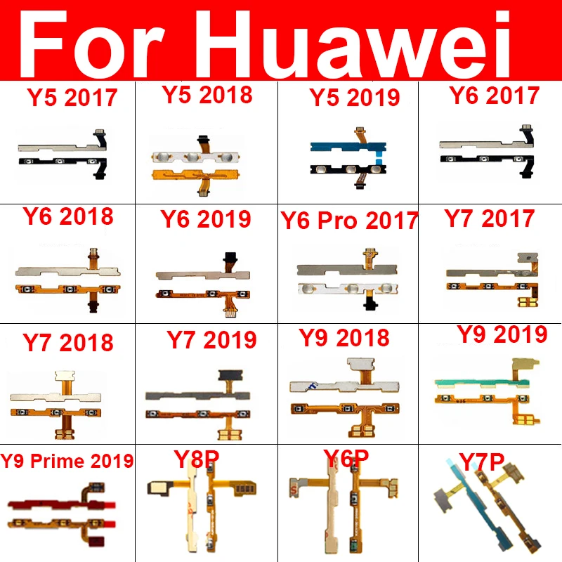 Гибкий кабель питания для Huawei Y5 Y6 Y7 Y9 Prime Lite Pro 2017 2018 2019 Y6P Y7P Y8P сменный шлейф с