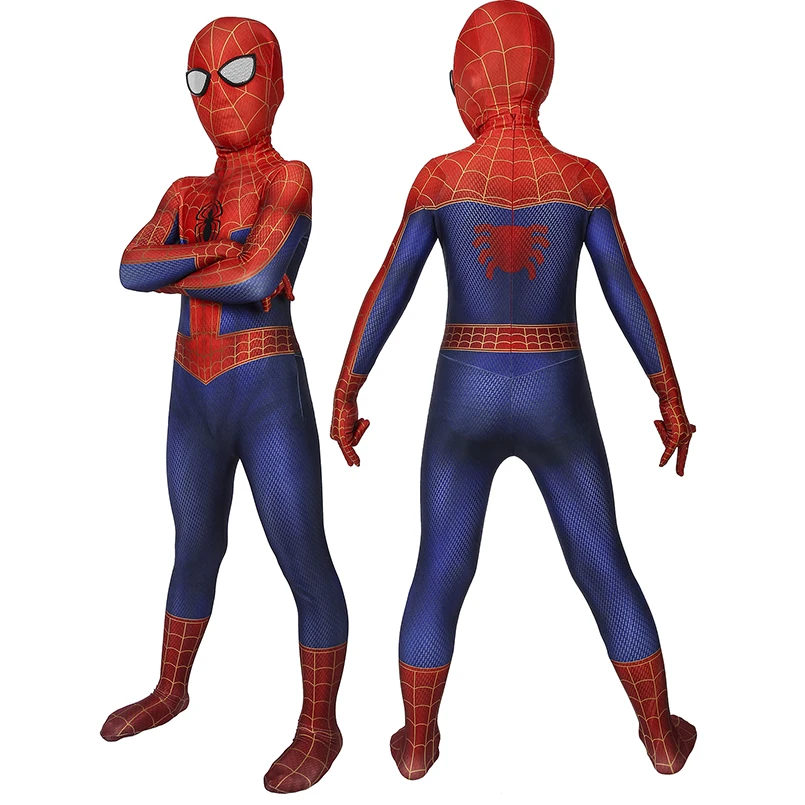 Kids Superhero Into the Spider Verse Peter Parker Jumpsuit Cosplay Costume For Children Halloween Masquerade Party Bodysuit
Kids Superhero Into the Spider Verse Peter Parker Jumpsuit Cosplay Costume For Children Halloween Masquerade Party Bodysuit