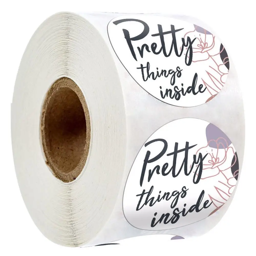 Pretty Thing Inside Sticker With Rose 500pcs Thank You Seal Labels For Handmade Gift , Food, Business Envelope Card Stationery
Pretty Thing Inside Sticker With Rose 500pcs Thank You Seal Labels For Handmade Gift , Food, Business Envelope Card Stationery