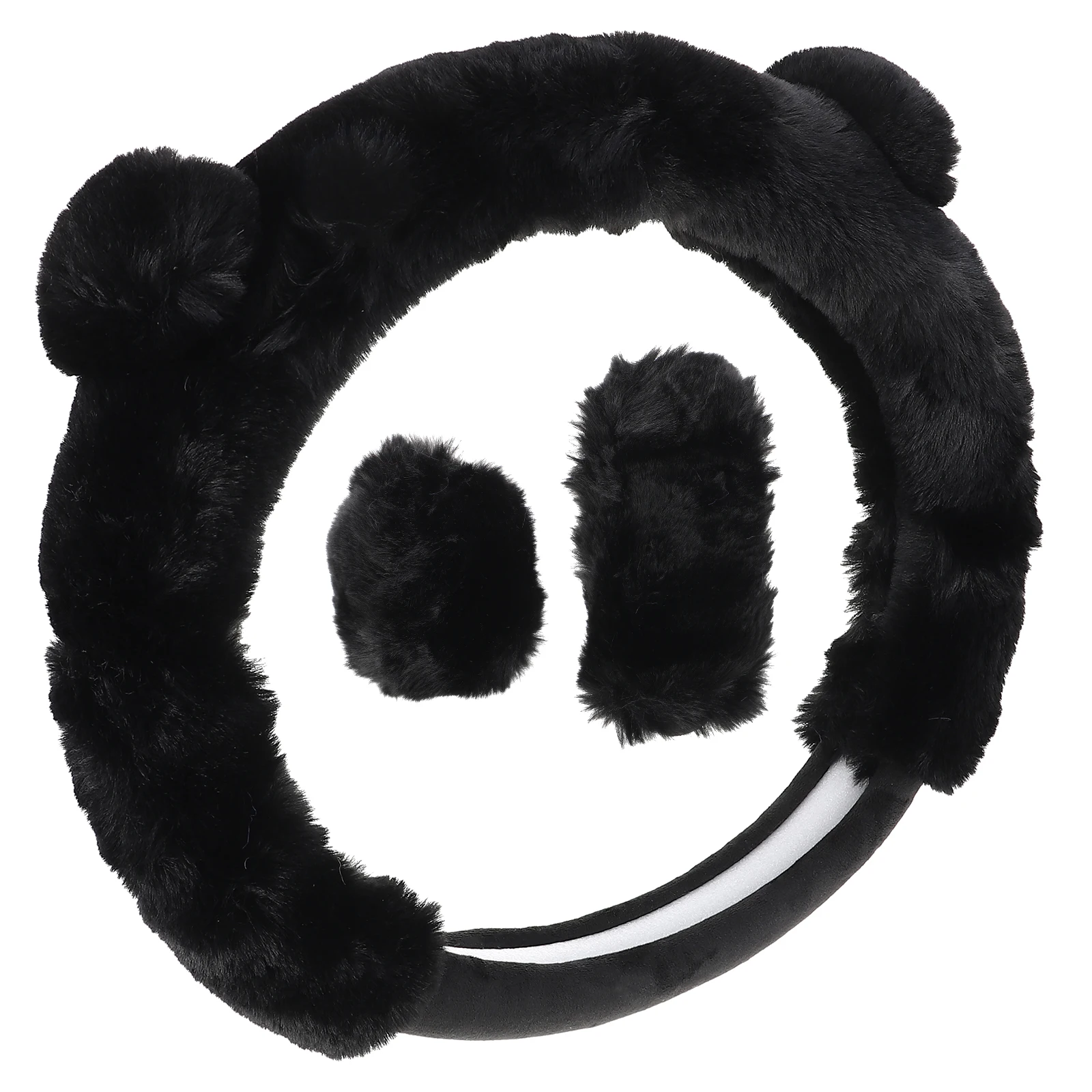 AA Steering-Wheel Plush Car Steering Wheel Covers 1 Set Auto Steering Wheel Protective Cover Automobile Gear Handbrake Protector 
AA Steering-Wheel Plush Car Steering Wheel Covers 1 Set Auto Steering Wheel Protective Cover Automobile Gear Handbrake Protector