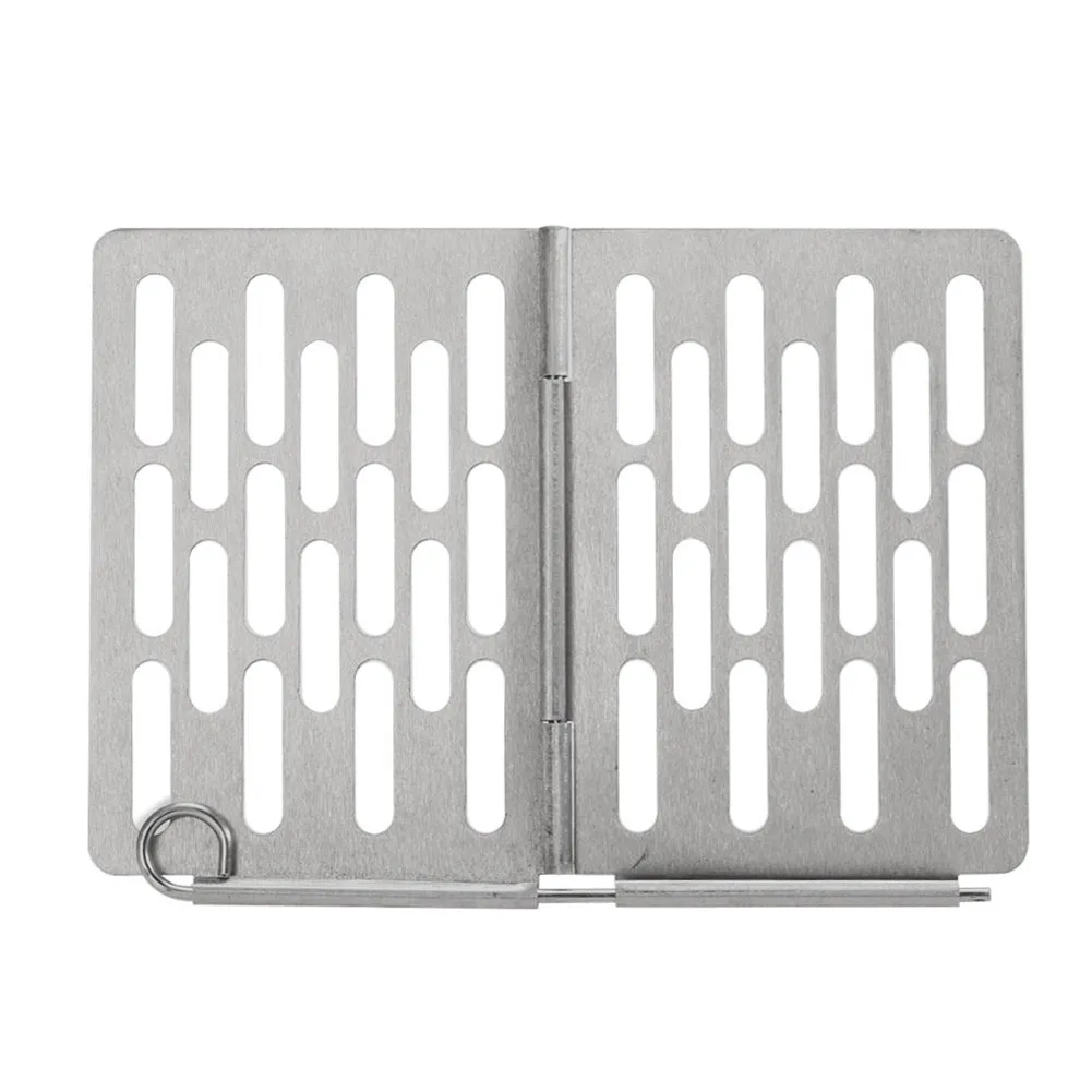 Outdoor Camping Barbecue Board Portable Stainless Steel Folding BBQ Grill Net 150*110mm/6.0*4.3in Saves Space For Picnic Healthy
Outdoor Camping Barbecue Board Portable Stainless Steel Folding BBQ Grill Net 150*110mm/6.0*4.3in Saves Space For Picnic Healthy