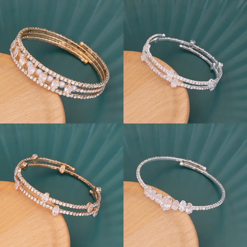 Fashion Trendy Rhinestone New Bangles Jewelry Pearl Bracelets Pearl Jewelry For Women Crystal Bangles & Bracelets Wedding Gifts
Fashion Trendy Rhinestone New Bangles Jewelry Pearl Bracelets Pearl Jewelry For Women Crystal Bangles & Bracelets Wedding Gifts