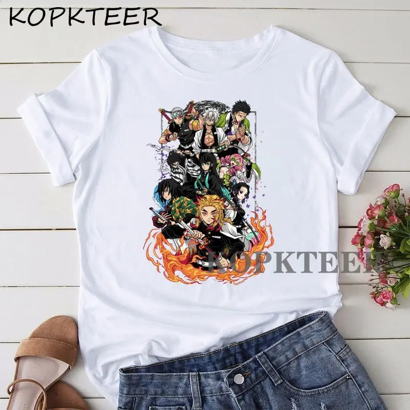 Футболка женская с изображением рассекающего демонов, милый мультяшный рисунок киметсу но айба, модная рубашка в японском стиле аниме, Tanjirou...
Футболка женская с изображением рассекающего демонов, милый мультяшный рисунок киметсу но айба, модная рубашка в японском стиле аниме, Tanjirou...