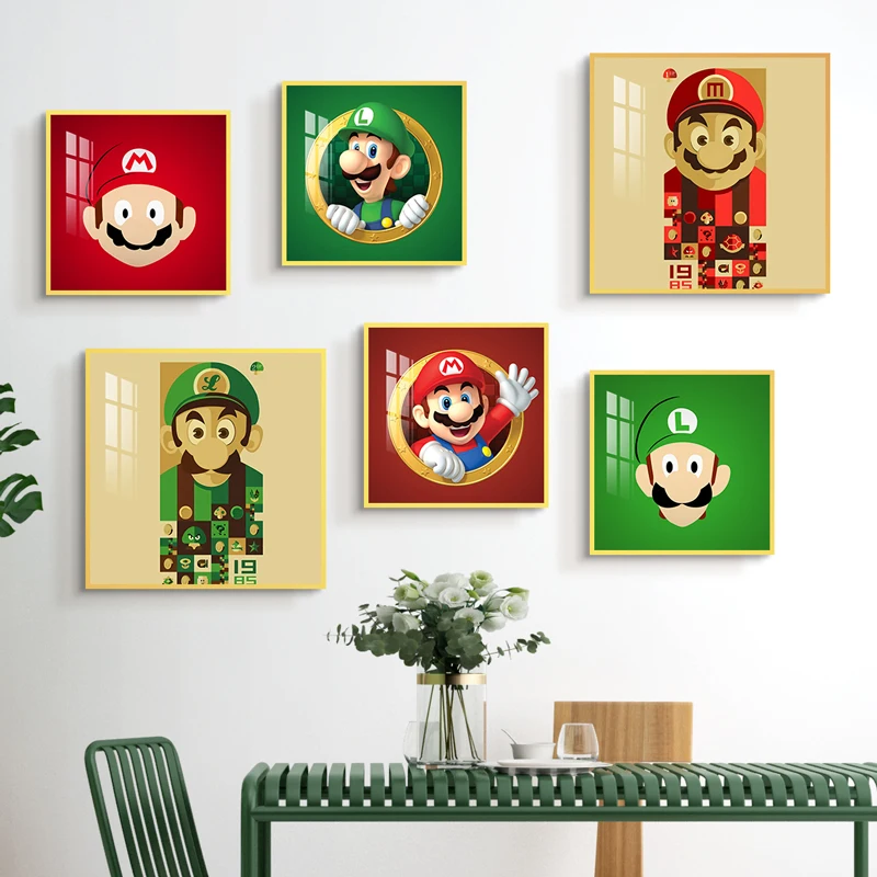 Super Mario Cartoon Canvas Painting Super Smash Bros Game Posters Wall Art Mural Picture Children's Room Home Decoration Cuadros
Super Mario Cartoon Canvas Painting Super Smash Bros Game Posters Wall Art Mural Picture Children's Room Home Decoration Cuadros