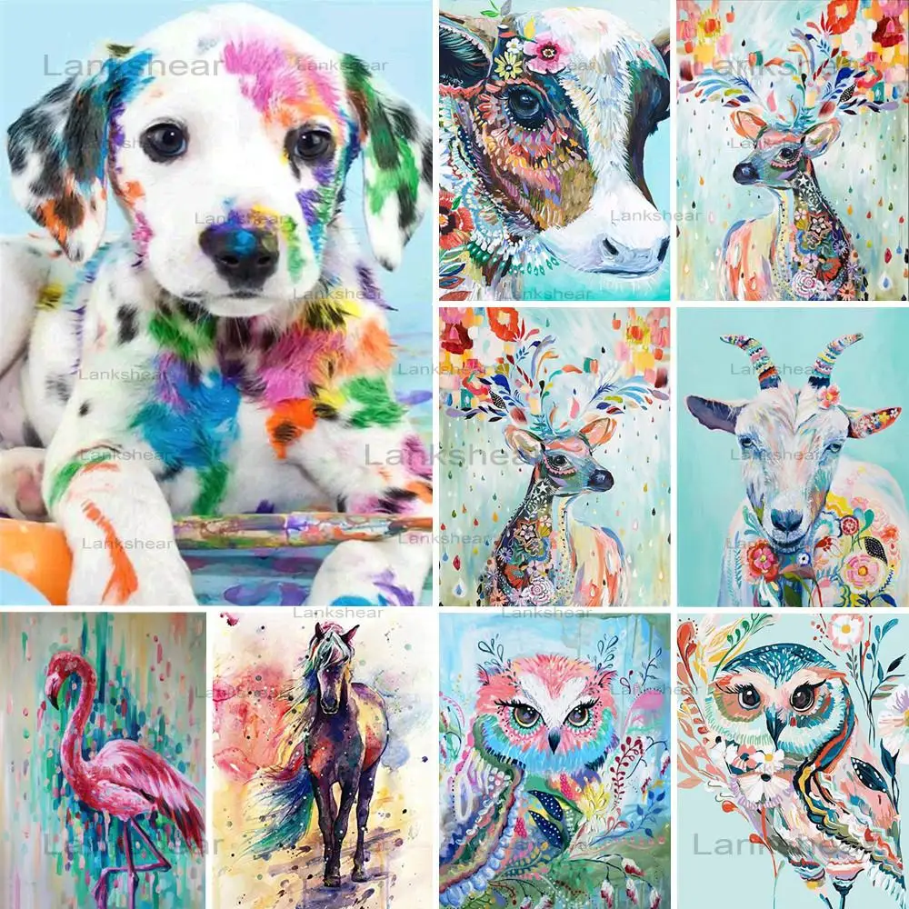New Design 5D Diy Diamond Paintings Cross Stitch Animal Colorful Diamond Embroidery Full Square/round Rhinestone Wall Art
New Design 5D Diy Diamond Paintings Cross Stitch Animal Colorful Diamond Embroidery Full Square/round Rhinestone Wall Art