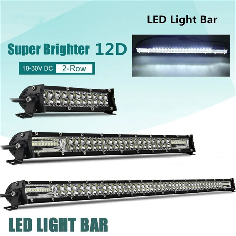 LED Light Bar 8 Inch 15 Inch 20 Inch Double Row 60W 120W 180W Floodlight Suitable for Car SUV Off-Road 4x4 ATVLED Work Lighting
LED Light Bar 8 Inch 15 Inch 20 Inch Double Row 60W 120W 180W Floodlight Suitable for Car SUV Off-Road 4x4 ATVLED Work Lighting