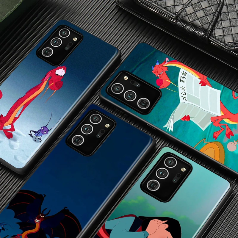 Phone Case For Samsung Galaxy S22 S21 S20 Ultra Plus Pro S10 S9 S8 4G 5G Anime cartoon Mulan Black Silicone Cover
Phone Case For Samsung Galaxy S22 S21 S20 Ultra Plus Pro S10 S9 S8 4G 5G Anime cartoon Mulan Black Silicone Cover