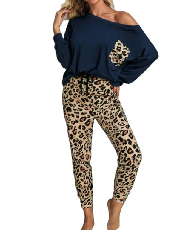 AyLosi Tracksuit Women Two Piece Set Leopard Print O-neck Tops and Pants Suits Lounge Wear Jogging Sportswear Outfits Ropa Mujer
AyLosi Tracksuit Women Two Piece Set Leopard Print O-neck Tops and Pants Suits Lounge Wear Jogging Sportswear Outfits Ropa Mujer
