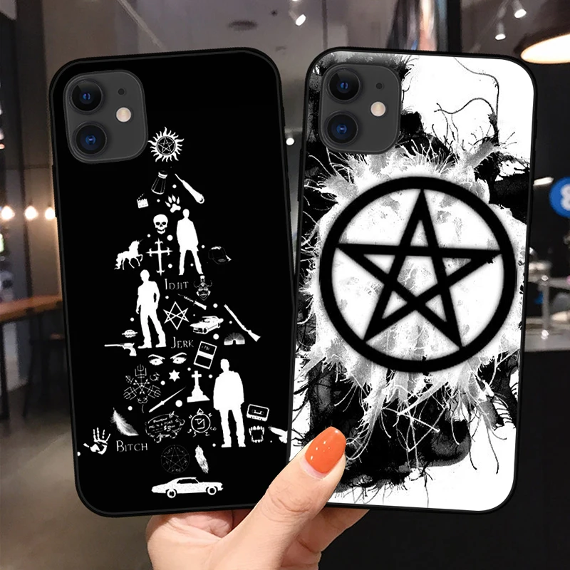 

Supernatural Tampa Da Caixa de Telefone Para O Phone Cover For iPhone 11 12 13 Pro Max X XR XSMax 6s 7 8 Plus SE20 Soft TPU Case