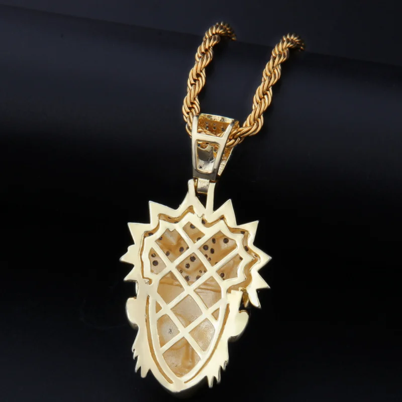Fashion Cartoon Character Bling Zircon Pendant Necklace Men's Hip Hop Party Jewelry
Fashion Cartoon Character Bling Zircon Pendant Necklace Men's Hip Hop Party Jewelry