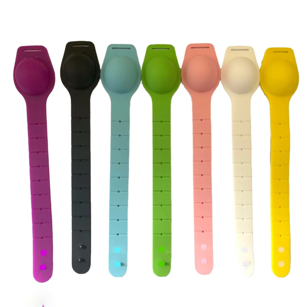 Диспенсер для дезинфицирующего средства для рук, браслет из силикагеля 
Диспенсер для дезинфицирующего средства для рук, браслет из силикагеля