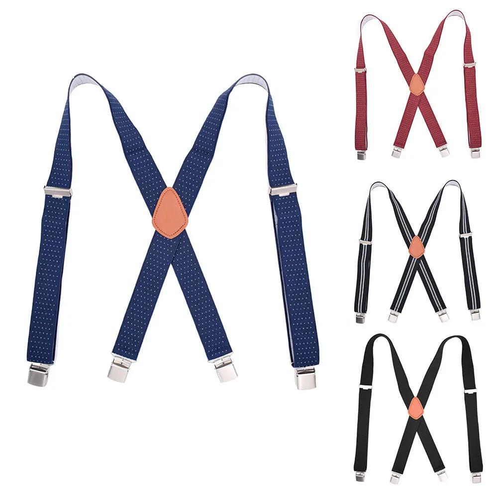 With 4 Metal Clips Adjustable Suspenders Accessories Adult X-Back Easy Install Elastic Band Pants Strap Belt Flexible Daily Wear
With 4 Metal Clips Adjustable Suspenders Accessories Adult X-Back Easy Install Elastic Band Pants Strap Belt Flexible Daily Wear