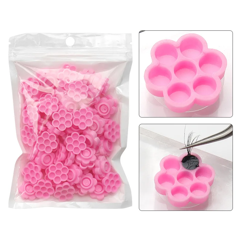 100Pcs Flower Beauty Eyelash Extension Glue Cups Epoxy Cup Delay Cup Grafting Eyelash Tool Tattoo Adhesive Pigment Cups
100Pcs Flower Beauty Eyelash Extension Glue Cups Epoxy Cup Delay Cup Grafting Eyelash Tool Tattoo Adhesive Pigment Cups
