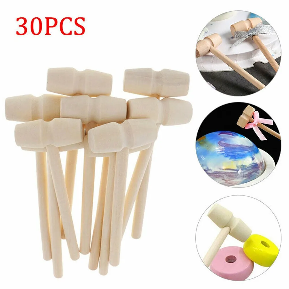 30X Wooden Mini Hammer Mallets Kids Flat Head Toy Small Carving Hammer Ornament Brand New And High Quality
30X Wooden Mini Hammer Mallets Kids Flat Head Toy Small Carving Hammer Ornament Brand New And High Quality
