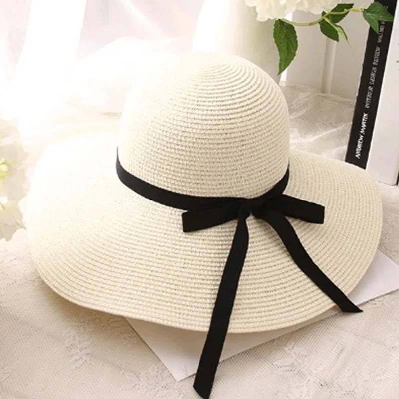 Summer Women's Bow Foldable Big Brim Straw Hat For Women Outdoor Travel Visor Hat Suitable For Leisure Sun Hats For Girls
Summer Women's Bow Foldable Big Brim Straw Hat For Women Outdoor Travel Visor Hat Suitable For Leisure Sun Hats For Girls