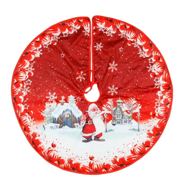 2021 New Year Christmas Tree Skirt 90cm Santa Claus Elk Printed Xmas Tree Decorations Skirt Decor Carpet Supplies Festive Party
2021 New Year Christmas Tree Skirt 90cm Santa Claus Elk Printed Xmas Tree Decorations Skirt Decor Carpet Supplies Festive Party