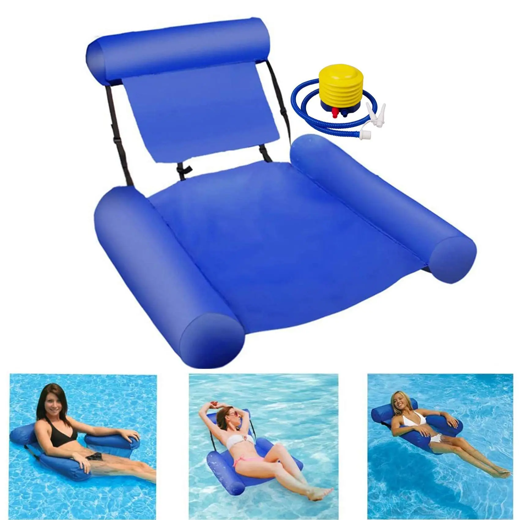 PVC Summer Inflatable Foldable Floating Row Swimming Pool Water Hammock Air Mattresses Bed Beach Water Sports Lounger Chair
PVC Summer Inflatable Foldable Floating Row Swimming Pool Water Hammock Air Mattresses Bed Beach Water Sports Lounger Chair