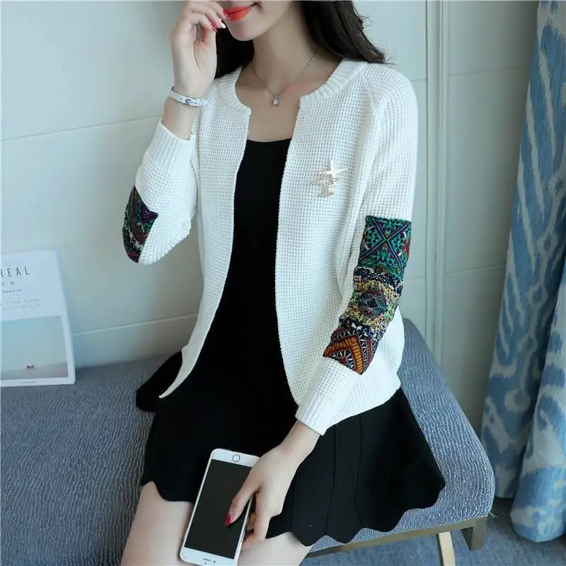 Spring Autumn Cardigan Women All-match Solid Long Sleeve Single Breasted Elegant Fashion Sweater Female Outerwear Chic Tops M49
Spring Autumn Cardigan Women All-match Solid Long Sleeve Single Breasted Elegant Fashion Sweater Female Outerwear Chic Tops M49