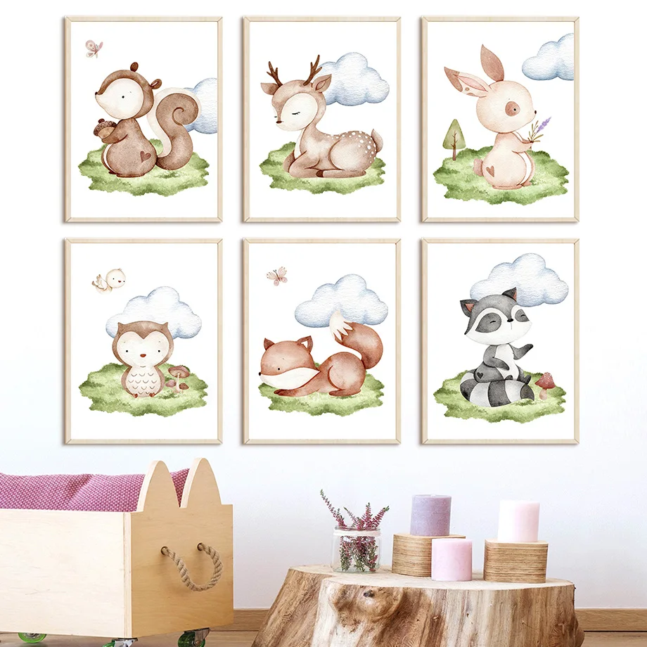 Deer Owl Fox Squirrel Rabbit Raccoon Nordic Posters And Prints Nursery Wall Art Canvas Painting Wall Pictures Kids Room Decor
Deer Owl Fox Squirrel Rabbit Raccoon Nordic Posters And Prints Nursery Wall Art Canvas Painting Wall Pictures Kids Room Decor