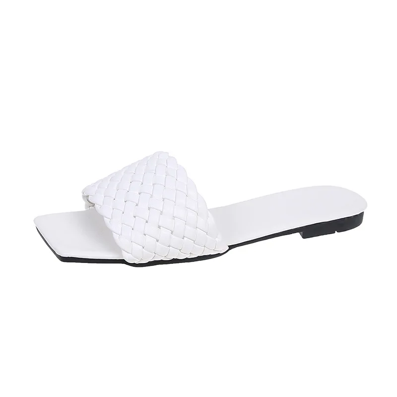Sandalias mujer plus size slippers women's 2021 new word woven belt wearing light plus size women's sandals women's shoes
Sandalias mujer plus size slippers women's 2021 new word woven belt wearing light plus size women's sandals women's shoes