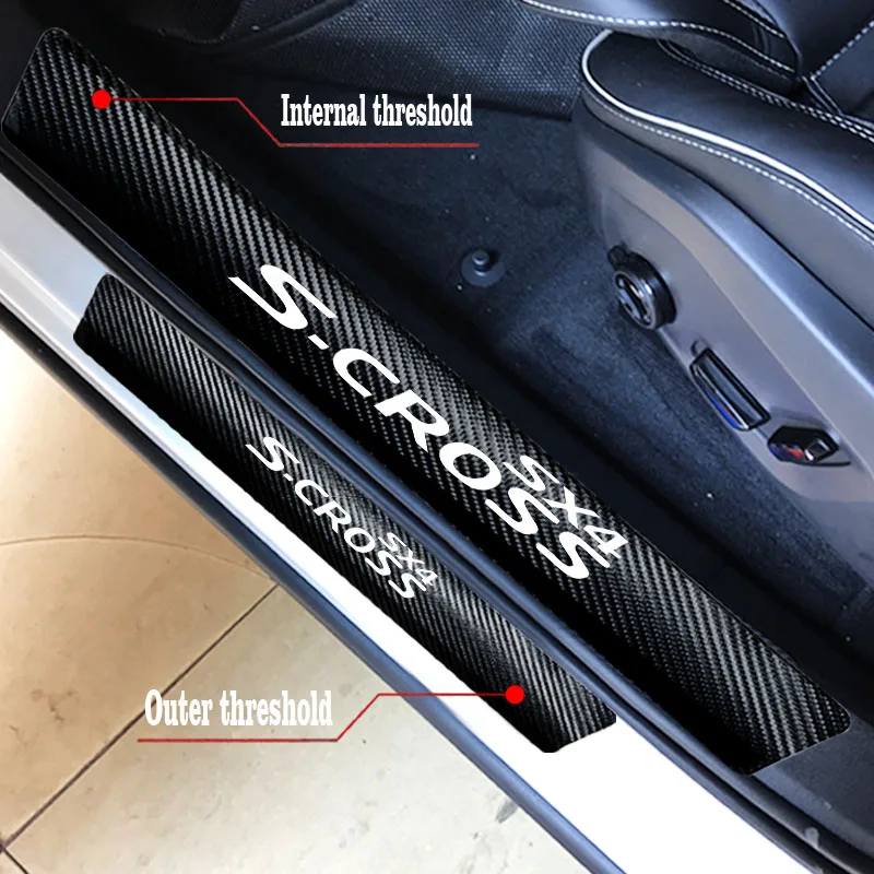 4pcs/Set For Suzuki SX4 S-Cross S Cross Car PU Leather Door Sill Guard Protector Stickers Anti Scratch Accessories
4pcs/Set For Suzuki SX4 S-Cross S Cross Car PU Leather Door Sill Guard Protector Stickers Anti Scratch Accessories