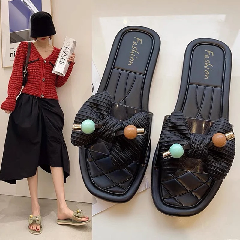 2021 New Summer Women Sandals Bow Flat Shoes Ladies Beach Shoes Slipper Outdoor Fashion Student Home Casual Slippers TX346
2021 New Summer Women Sandals Bow Flat Shoes Ladies Beach Shoes Slipper Outdoor Fashion Student Home Casual Slippers TX346