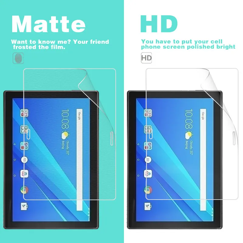 HD Front Clear Glossy Film For Lenovo Tab 4 10 TB-X304 10.1 in Matte Film of Anti-Glare Smart Cell Phone Cover + Cloth
HD Front Clear Glossy Film For Lenovo Tab 4 10 TB-X304 10.1 in Matte Film of Anti-Glare Smart Cell Phone Cover + Cloth