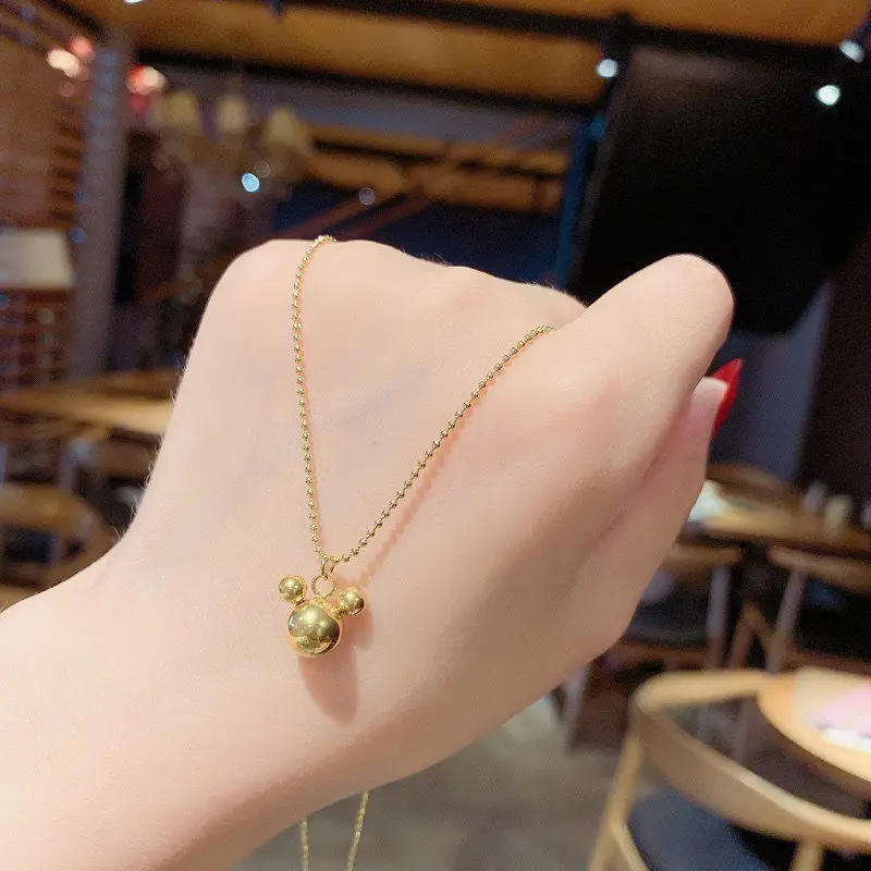 Disney Jewelry Mi Qi Head Clavicle Chain Golden Necklace Earrings Clavicle Chain Golden Sweater Chain Ladies Jewelry
Disney Jewelry Mi Qi Head Clavicle Chain Golden Necklace Earrings Clavicle Chain Golden Sweater Chain Ladies Jewelry