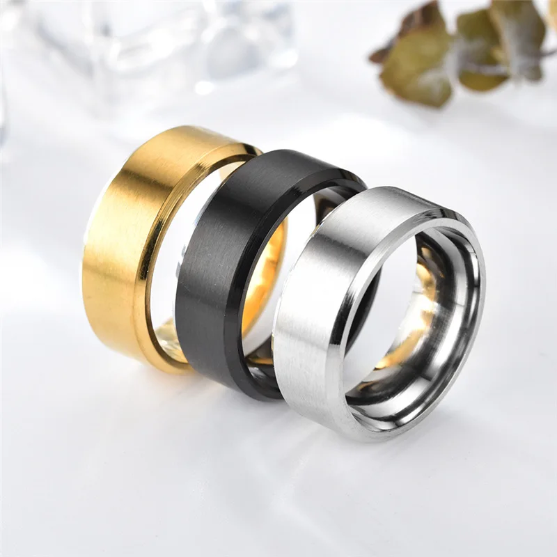 New Fashion Simple Stainless Steel Rings Men's Wedding Rings Engagement Anniversary Rings Women's All-match Jewelry Gift Rings
New Fashion Simple Stainless Steel Rings Men's Wedding Rings Engagement Anniversary Rings Women's All-match Jewelry Gift Rings