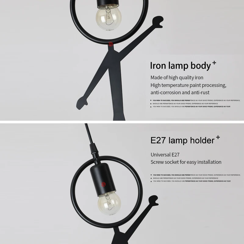 Nordic Modern Wrought Iron men E27 Ceiling Lamp Kids Room LED Chandelier For Living Room Fixture Home Lights Living Room Kitchen
Nordic Modern Wrought Iron men E27 Ceiling Lamp Kids Room LED Chandelier For Living Room Fixture Home Lights Living Room Kitchen