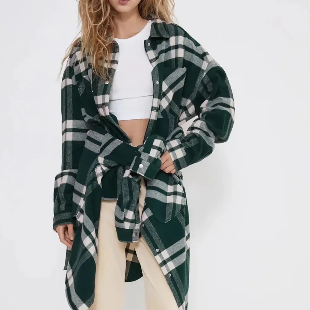 Women Blue Plaid Shirt 2021 Autumn Women Blouse Office Lady Shirt Long Sleeve Casual Loose Long Version Oversized Chic Tops
Women Blue Plaid Shirt 2021 Autumn Women Blouse Office Lady Shirt Long Sleeve Casual Loose Long Version Oversized Chic Tops