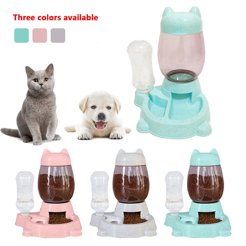 2.2L Pet Automatic Feeder Dog Cat Drinking Water Bottle Kitten Slow Food Feeding Container Supplies Comedero Gato
2.2L Pet Automatic Feeder Dog Cat Drinking Water Bottle Kitten Slow Food Feeding Container Supplies Comedero Gato