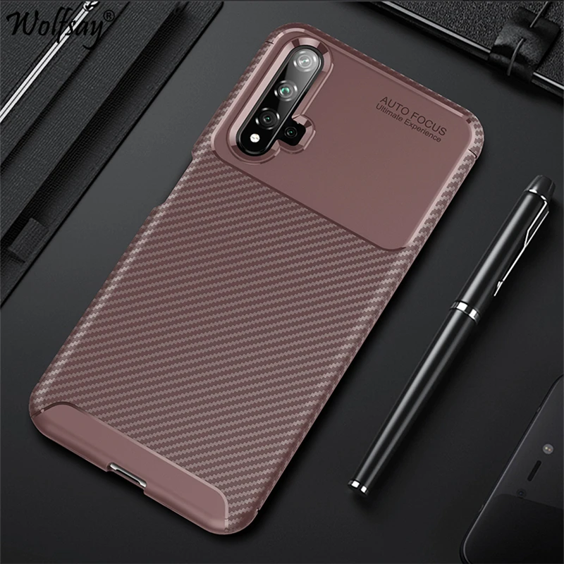 For Huawei Honor 20 Case Bumper Soft Silicone 6.26" Anti-knock Carbon Fiber Cover For Huawei Honor 20 Case For Honor 20 Shell
For Huawei Honor 20 Case Bumper Soft Silicone 6.26" Anti-knock Carbon Fiber Cover For Huawei Honor 20 Case For Honor 20 Shell