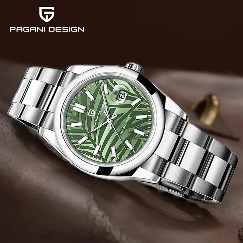 PAGANI DESIGN 2022 New 39MM Palm leaf dial Men's Watches top brand luxury Automatic watch men Mechanical Wristwatch Reloj Hombre
PAGANI DESIGN 2022 New 39MM Palm leaf dial Men's Watches top brand luxury Automatic watch men Mechanical Wristwatch Reloj Hombre