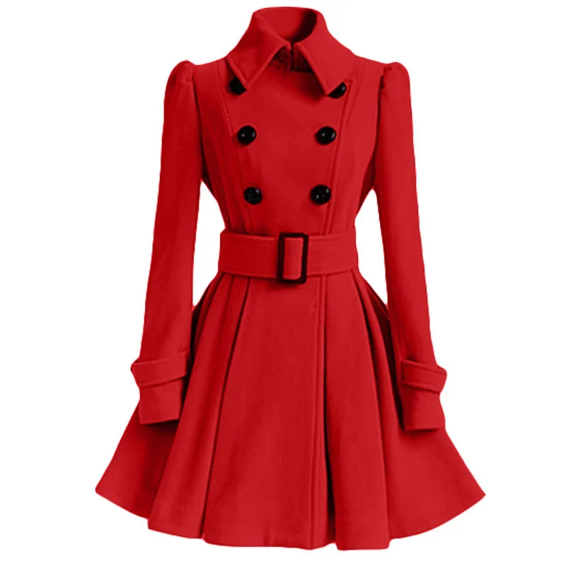 Autumn Winter Coat Women 2020 Vintage Slim Double Breasted Woolen Jackets Female Elegant Long Warm White Coat Casaco Feminino
Autumn Winter Coat Women 2020 Vintage Slim Double Breasted Woolen Jackets Female Elegant Long Warm White Coat Casaco Feminino