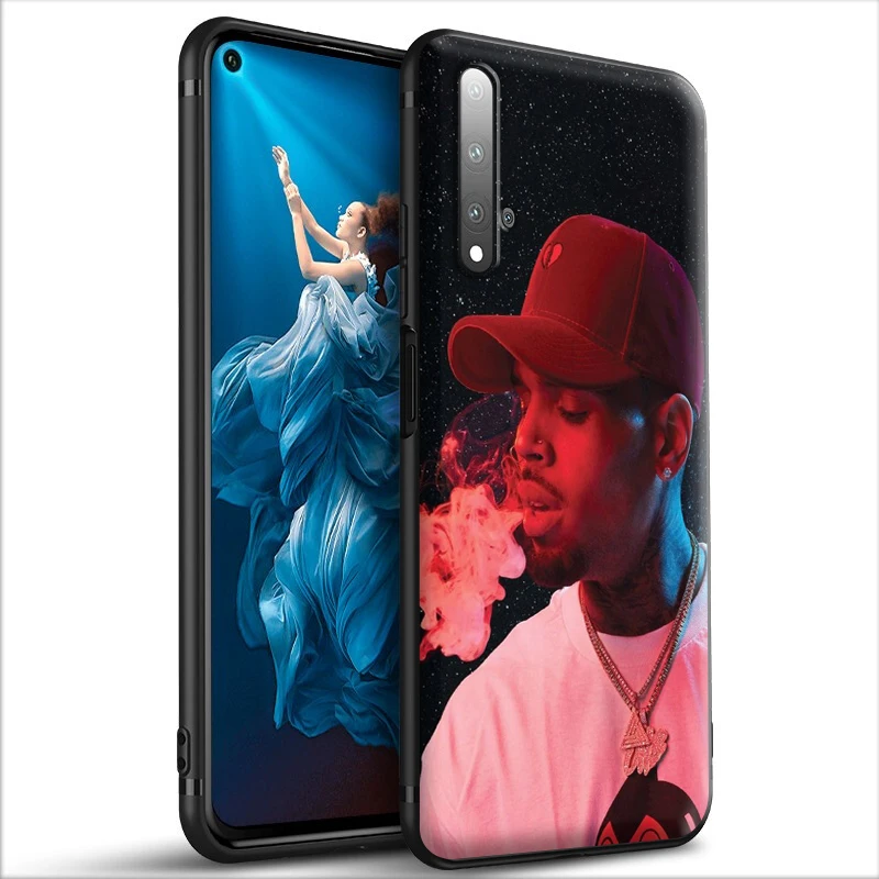 Силиконовый чехол Chris Brown для Huawei Honor V30 30 8 8A 8X 8C 9 9X 10 Note View 20 20S Pro Lite | Мобильные