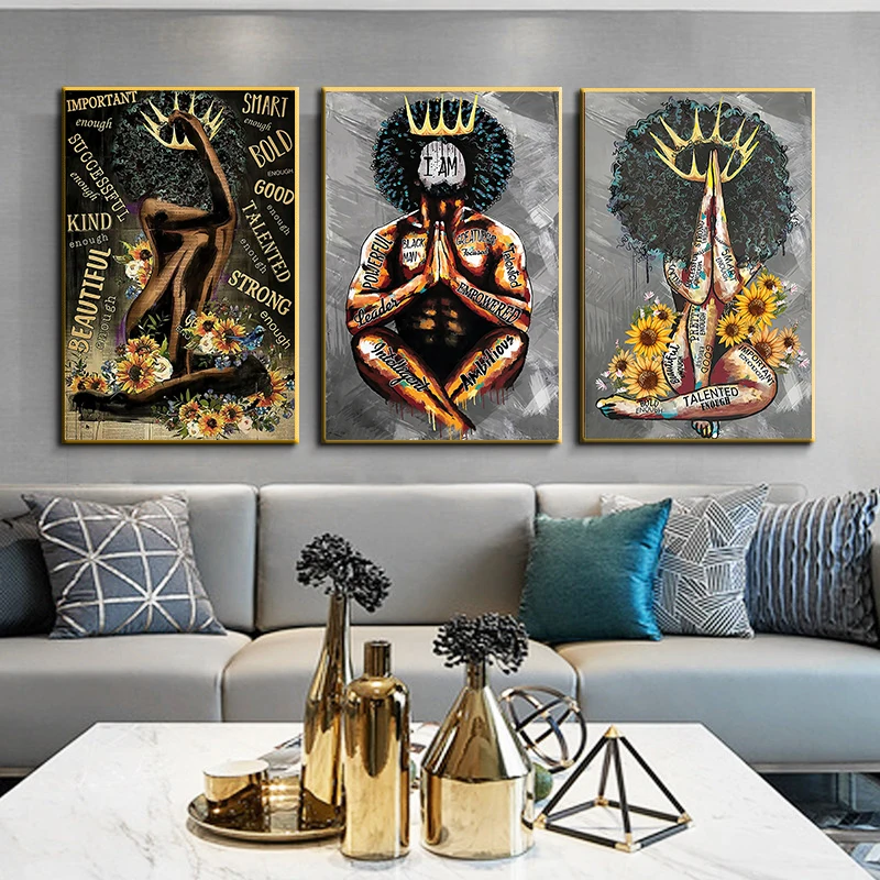Wearing A Crown Black Woman And Man With Strong Muscles Canvas Painting Print Postr Wall Art Pictures Living Room Home Decor
Wearing A Crown Black Woman And Man With Strong Muscles Canvas Painting Print Postr Wall Art Pictures Living Room Home Decor