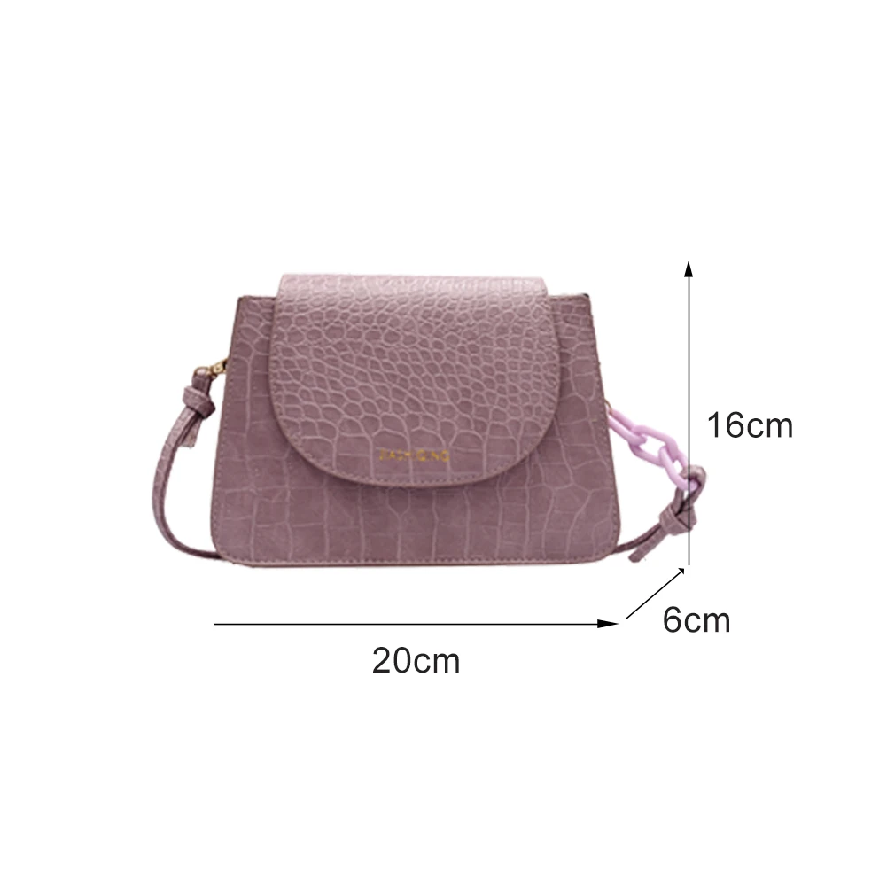 Fashion Stone Pattern PU Leather Shoulder Bag Women Pure Color Elegant Chain Crossbody Messenger Handbag Female Sling Purse
Fashion Stone Pattern PU Leather Shoulder Bag Women Pure Color Elegant Chain Crossbody Messenger Handbag Female Sling Purse