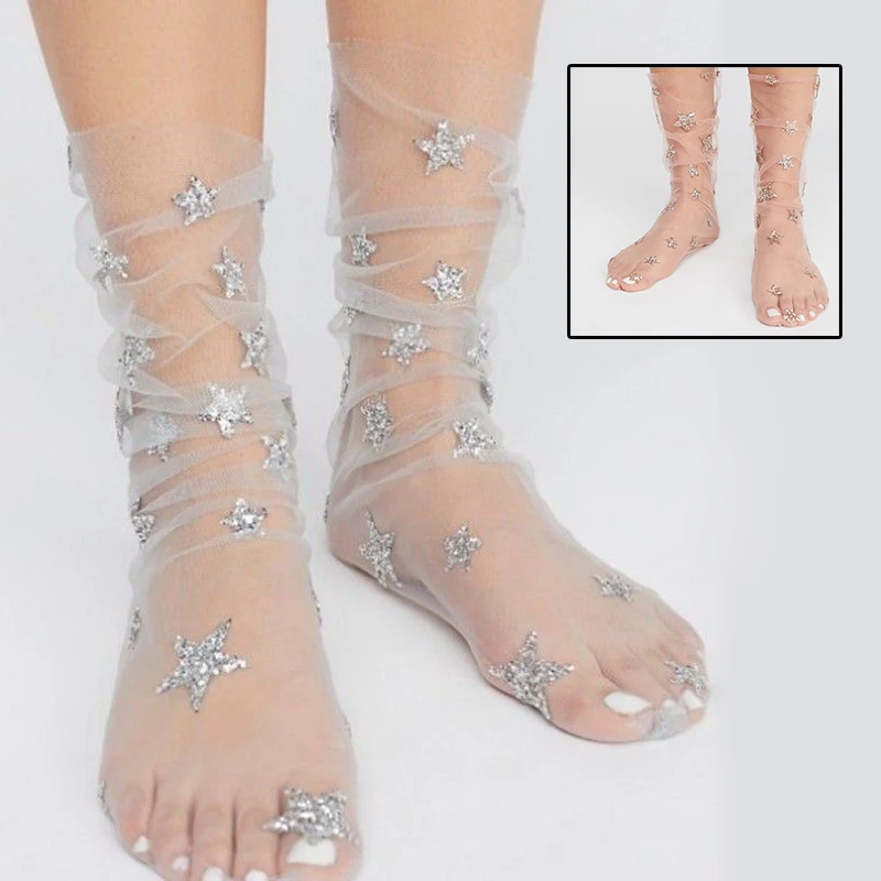 Women's Wear Summer Net Pile Socks Fashion Mesh Embroidered Socks Fashion Accessories
Women's Wear Summer Net Pile Socks Fashion Mesh Embroidered Socks Fashion Accessories