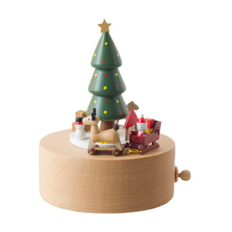 Christmas Gifts Christmas Tree Wooden Music Box Christmas Elk Santa Claus Music Box
Christmas Gifts Christmas Tree Wooden Music Box Christmas Elk Santa Claus Music Box