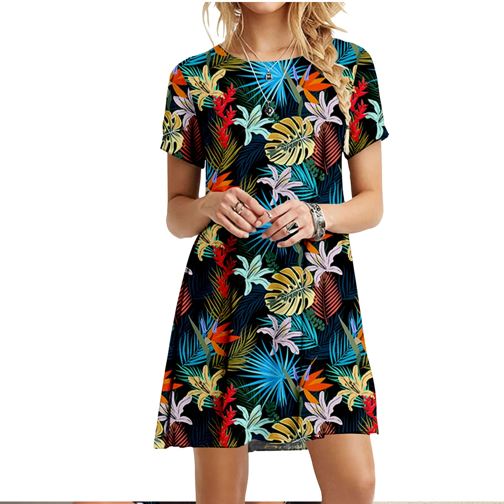 New Cross-border Comfortable Tropical Plant Leaf Pattern Print Loose Casual Skirt
New Cross-border Comfortable Tropical Plant Leaf Pattern Print Loose Casual Skirt