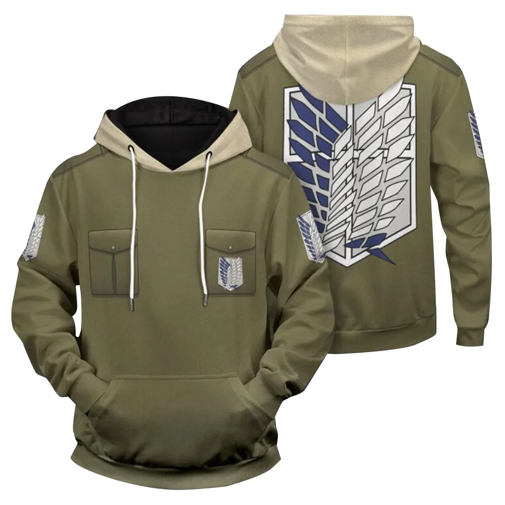Attack on Titan Cosplay Hoodie 3D Printed Sweatshirt Men Women Casual Streetwear Pullover
Attack on Titan Cosplay Hoodie 3D Printed Sweatshirt Men Women Casual Streetwear Pullover