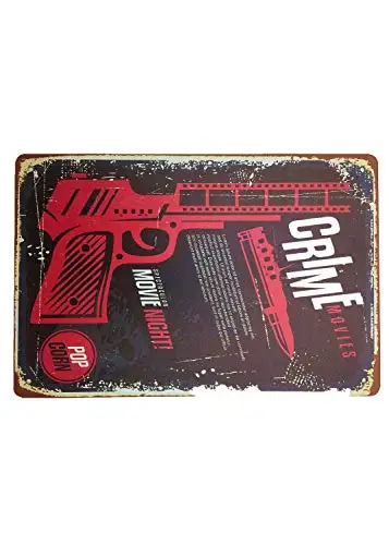 Metal Vintage Tin Sign Decor-Cinema Movie for Bar Pub Shop Funny Retro Wall Art Sign 12" X 8" 
Metal Vintage Tin Sign Decor-Cinema Movie for Bar Pub Shop Funny Retro Wall Art Sign 12" X 8"